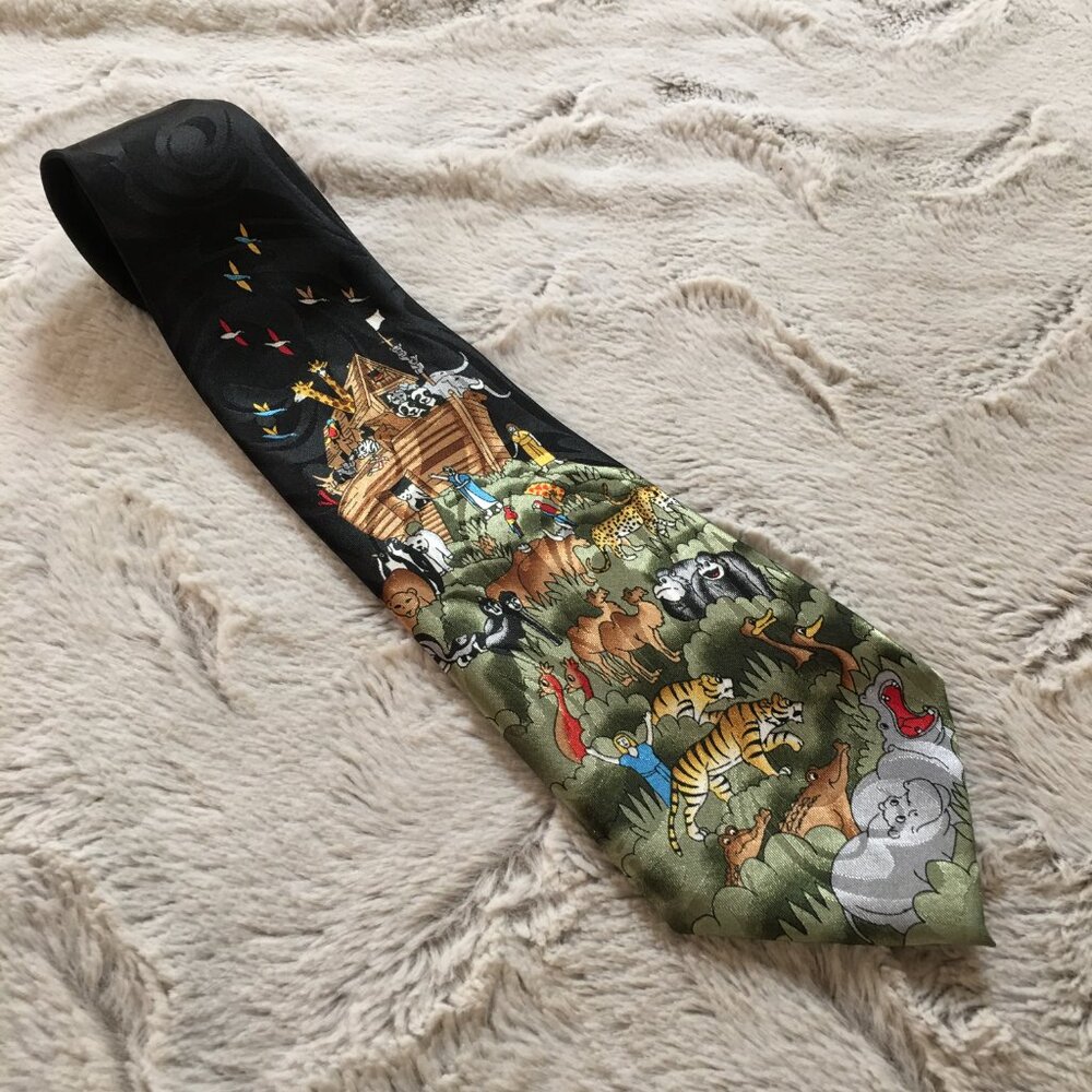 Renaissance noahs ark hand made tie